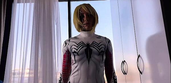  Anti-Venom Deep Sucking and Sensual Fucking - Cosplay